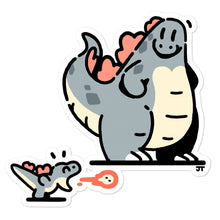 Load image into Gallery viewer, Kaiju &amp; Kid | Bubble-free stickers