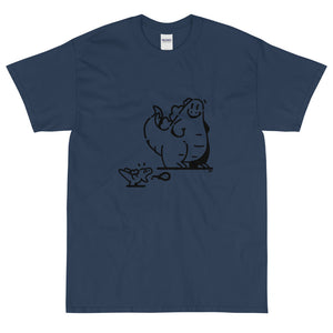 Kaiju & Kid Linework | Designer T-Shirt