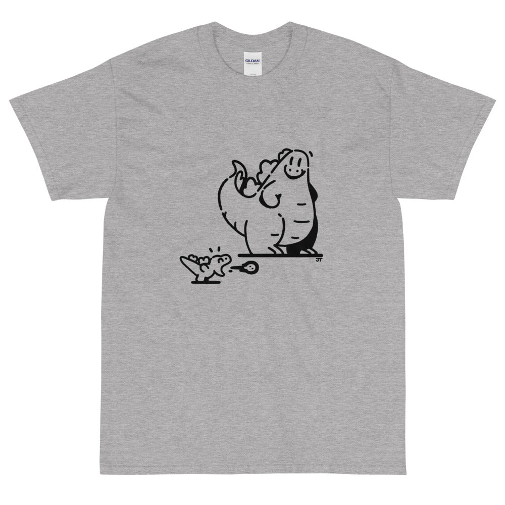 Kaiju & Kid Linework | Designer T-Shirt