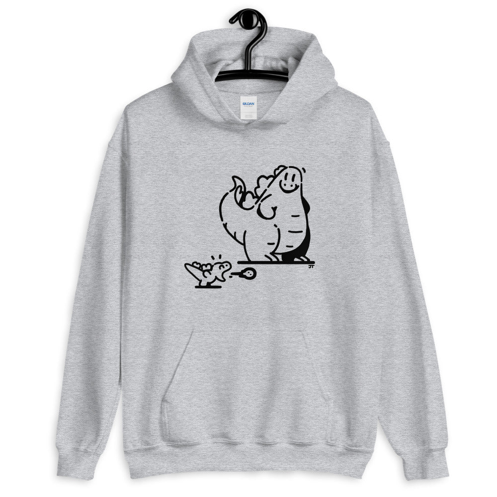 Kaiju & Kid Linework | Designer Hoodie – Airkiss Apparel